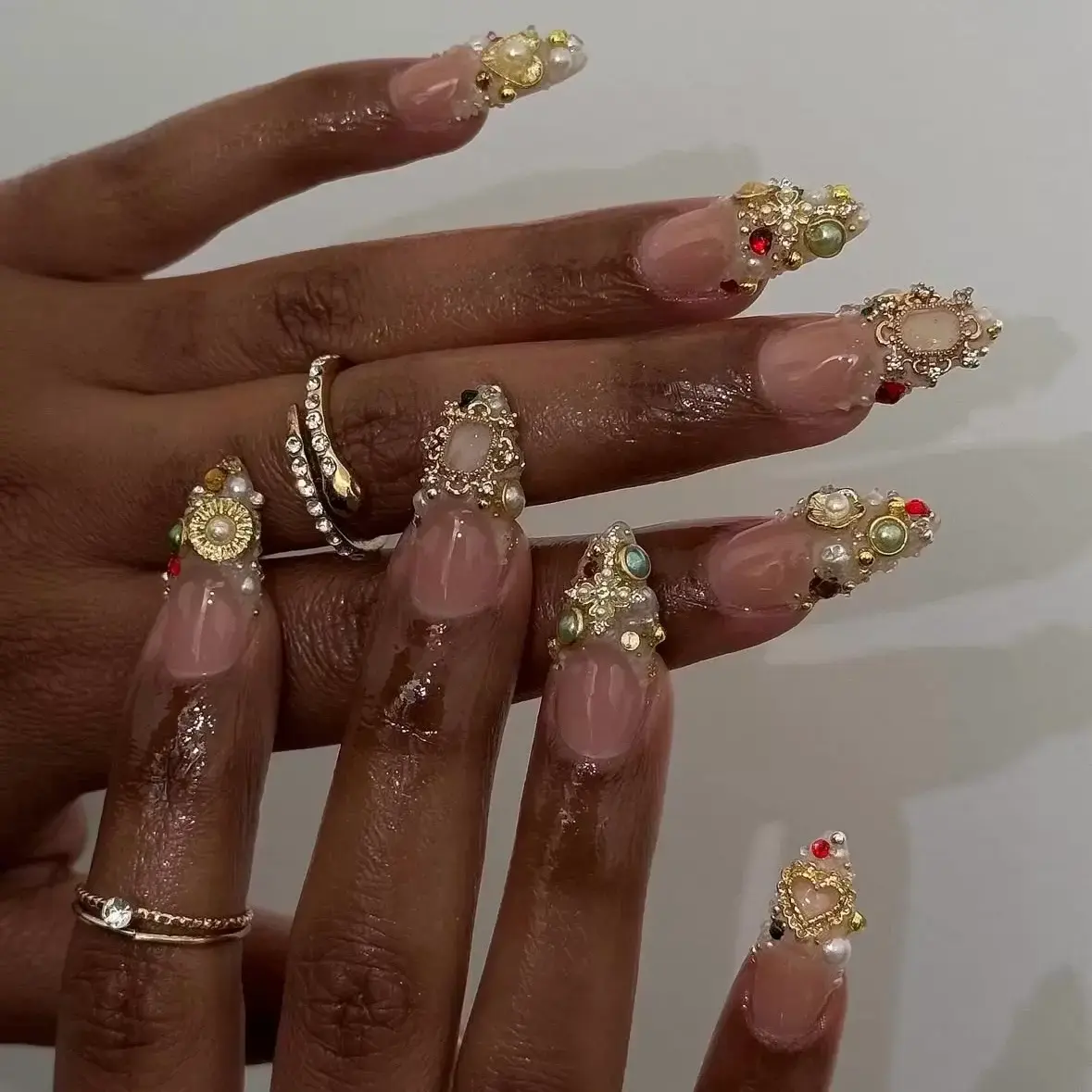 Baroque Nails Are Summer's Luxe Trend