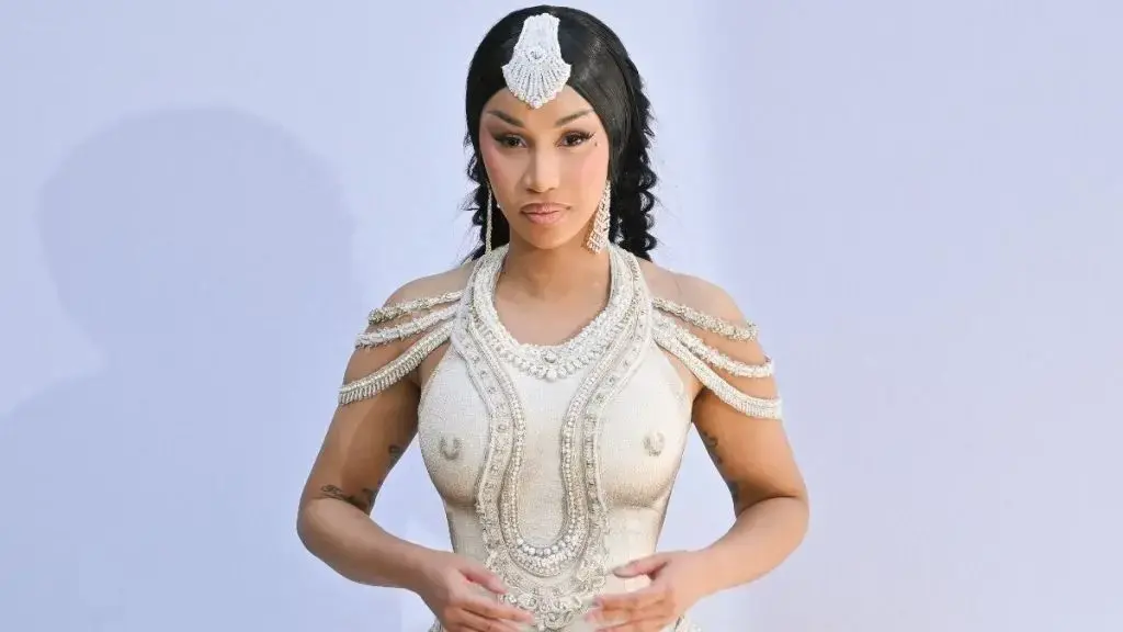 Cardi B Sizzles in Rahul Mishra at Paris Fashion Week