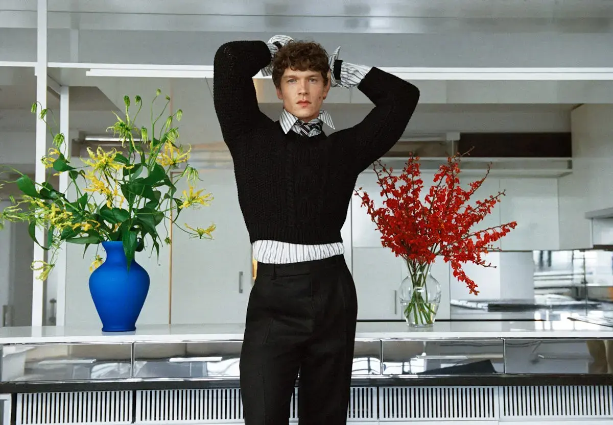 Connor Storrie Makes Fashion Debut in Saint Laurent's Fall 2026 Campaign