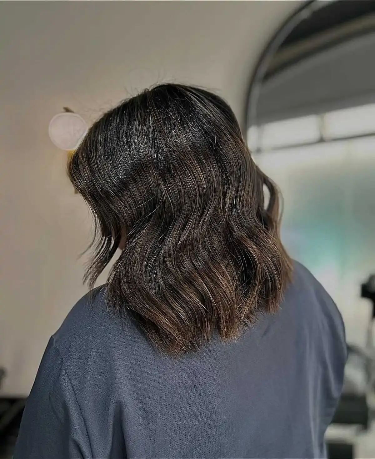 Espresso Highlights on Dark Hair