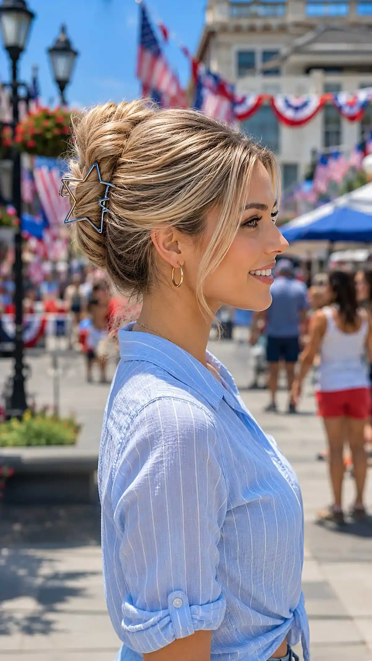 Fourth of July Hairdos to Sparkle Your Celebration