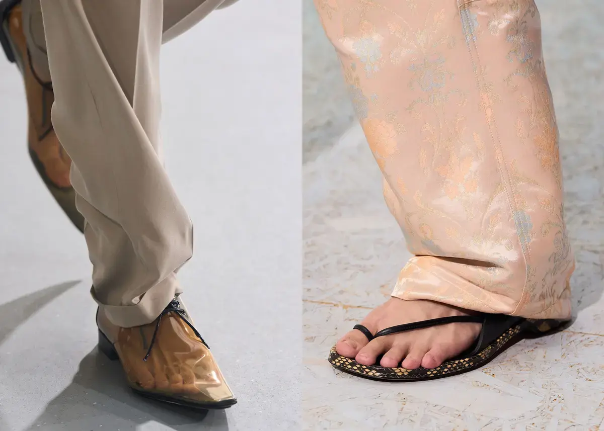 Men's Fashion Takes a Bold Step: Exposed Toes and See-Through Shoes