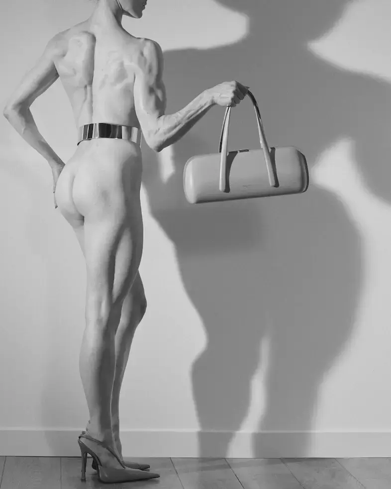 Muscle Mommy Strips Off for Mugler Campaign