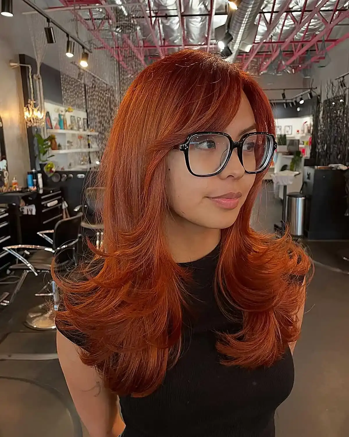 Side Bangs Refresh Long Layers with a Subtle, Flattering Edge
