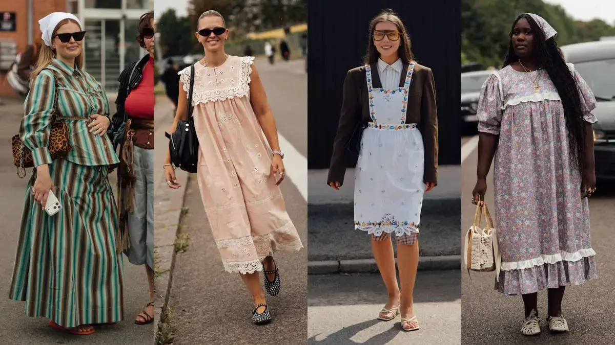 Tradwife Aesthetic Dominates Copenhagen’s August Street Fashion