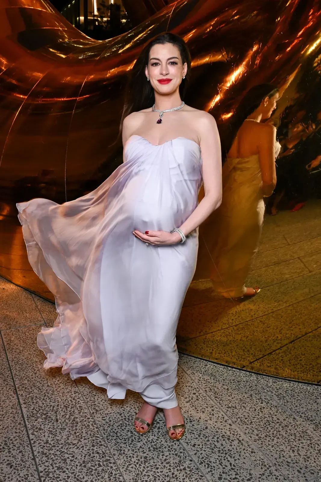 Anne Hathaway’s Ruby Gloss Manicure Is the Most Timeless Autumn Nail Trend: How to Recreate It