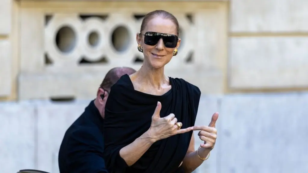 Celine Dion Wears Dramatic Cutout Alaia Dress for Paris Concert