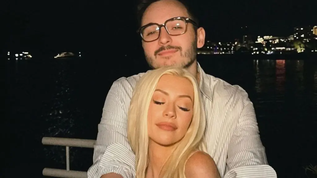 Christina Aguilera Stuns in a Rodarte Dress for Intimate Evening Out