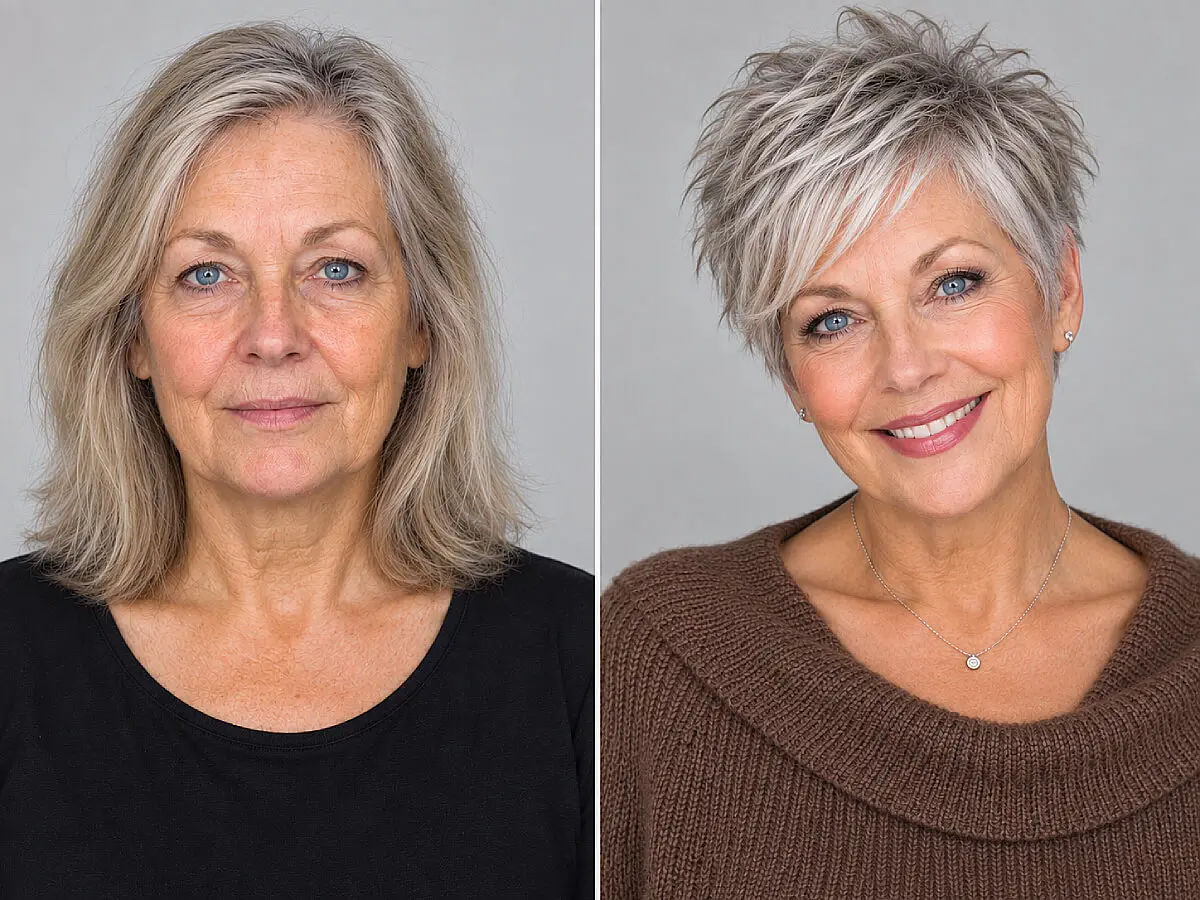 Styling a Choppy Pixie Cut at Home for Women Over 60