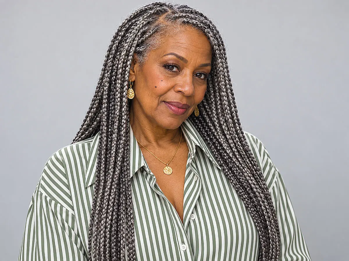 How Older Women Wash Their Braids at Home Without Making a Day of It