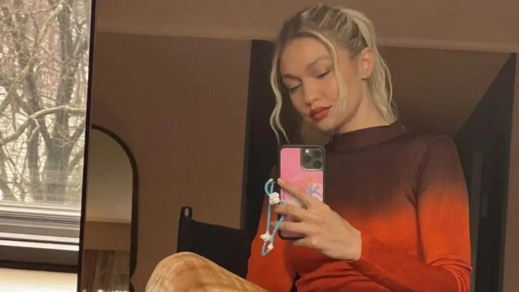 Gigi Hadid Stuns in Bold Low-Rise Denim Look