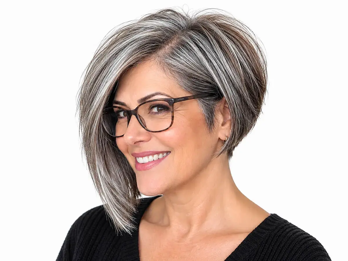Older Women Are Making This Classic Short Stacked Bob Look Current Again