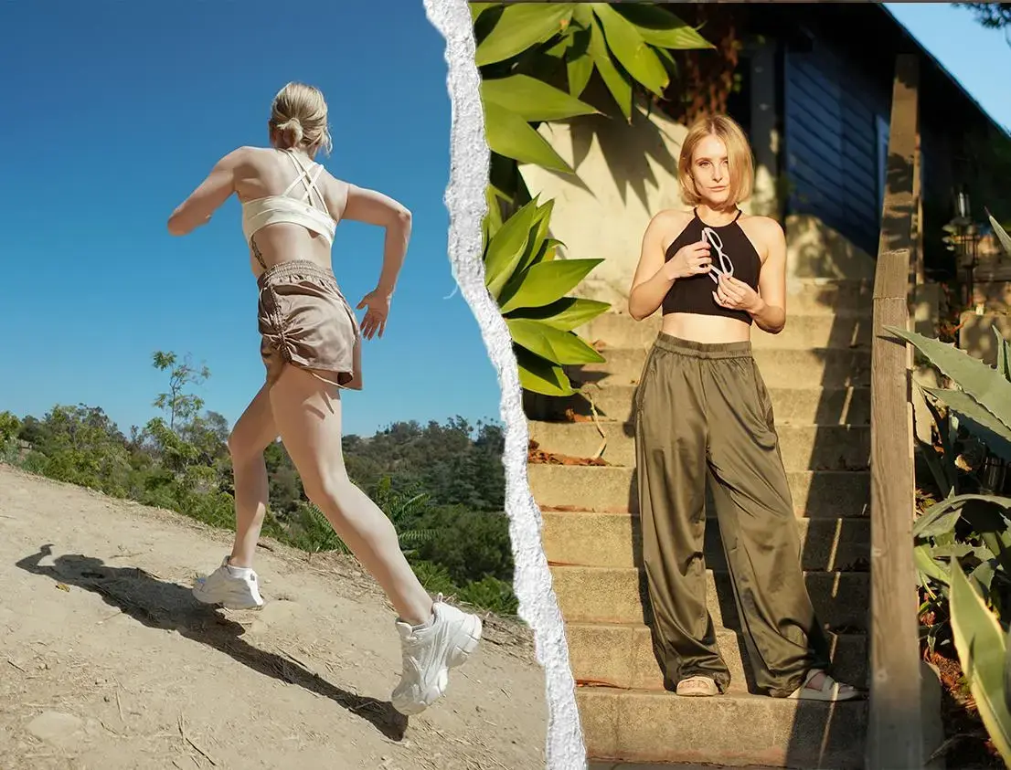 Satin Athleisure Proves Surprisingly Durable and Flexible for Daily Wear