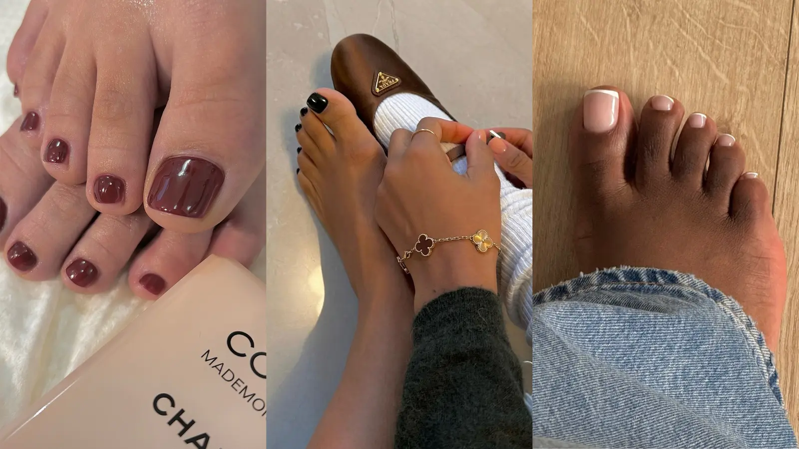 I'm Bringing My Feet Out of Hibernation—9 Autumnal Pedicures to Try on Your Toes This Season