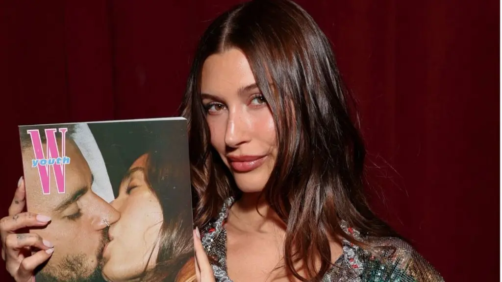 Hailey Bieber Stuns at WYouth Launch in Sheer Chanel Jacket and Jeans