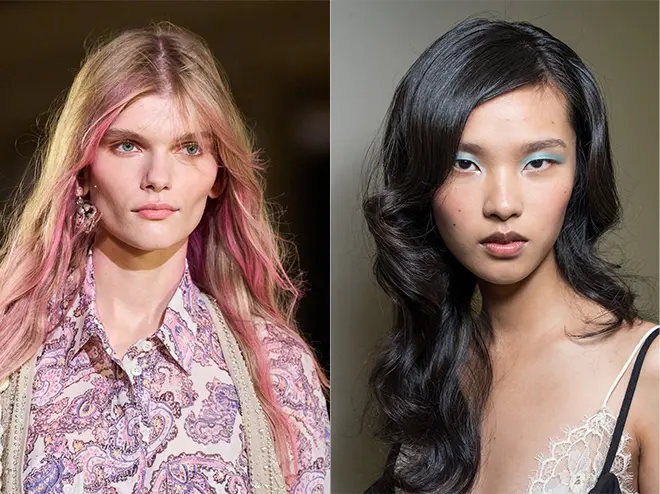 The Top PFW SS27 Beauty Trends, From Glitter Lips To Purple Eyeshadow